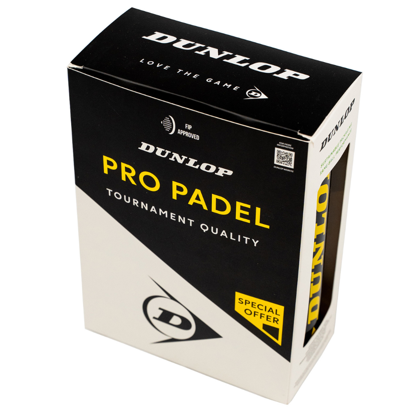 Bipack de 3 balles Dunlop Pro Padel