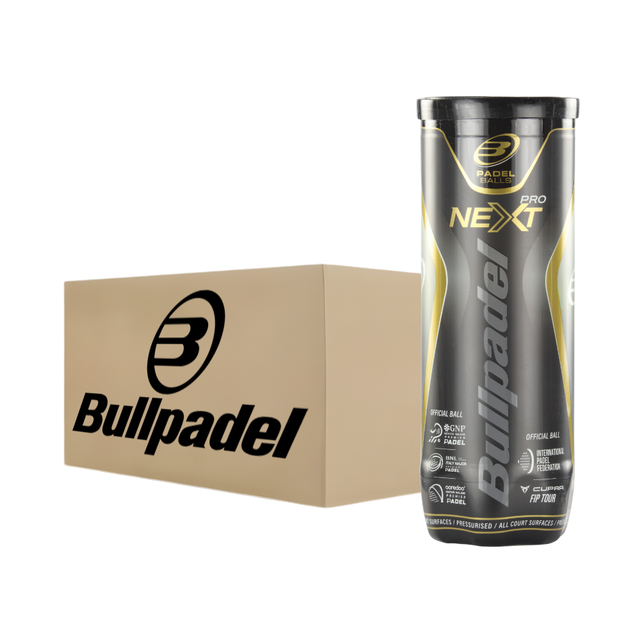 Carton de 24 tubes de balles Bullpadel Next Pro