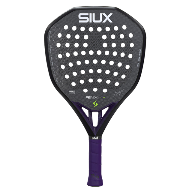 Raquette de padel Siux Fenix Pro VI Black Edition by Leo Augsburger 2026