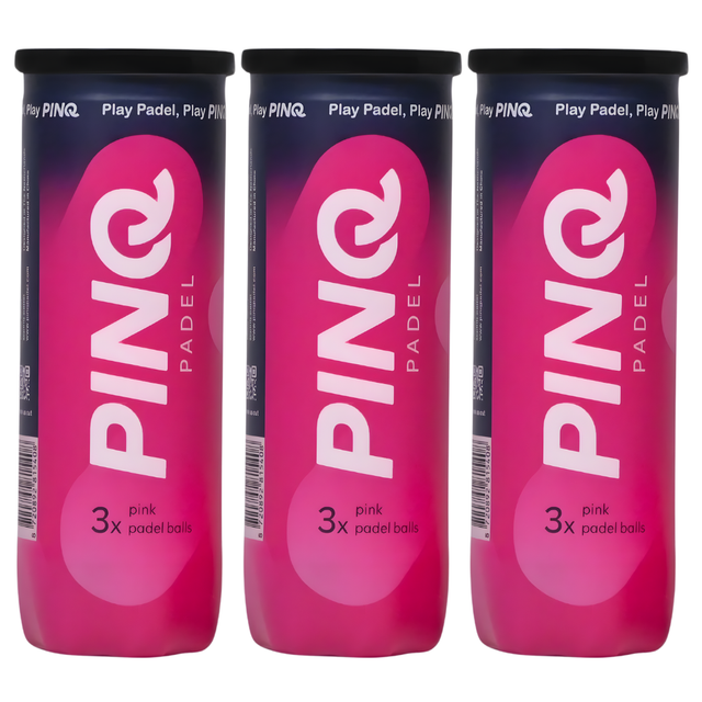 Tripack de 3 balles PINQ Padel