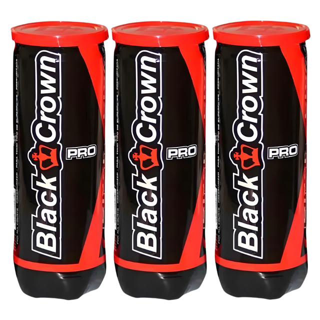 Tripack de 3 balles Black Crown Pro