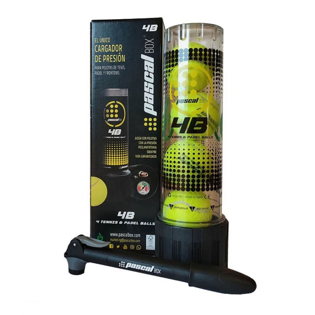 Système de pressurisation de balle de padel/tennis PASCAL BOX 4 balles BY BULLPADEL