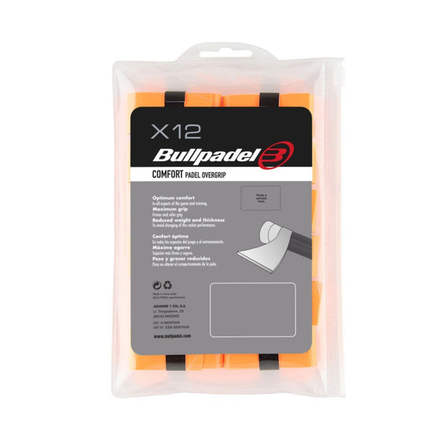 Surgrips Bullpadel Comfort Orange GB1600 x12
