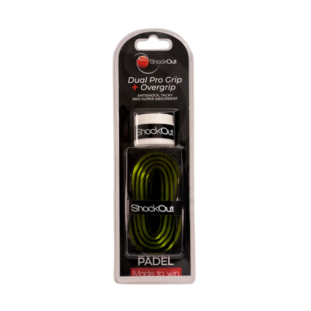 Grip et Surgrip Shockout Dual Pro Noir Jaune