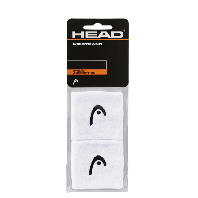 Poignets Éponge Head 2.5" Blanc x2