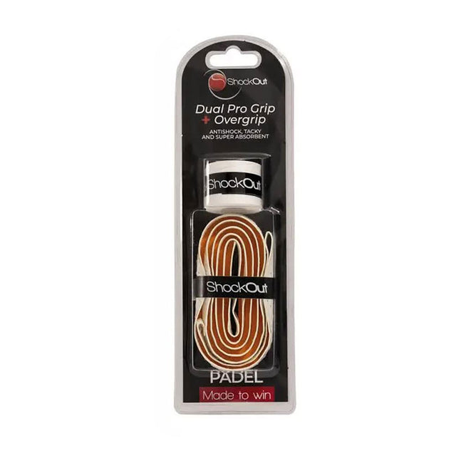 Grip et Surgrip Shockout Dual Pro Blanc Orange